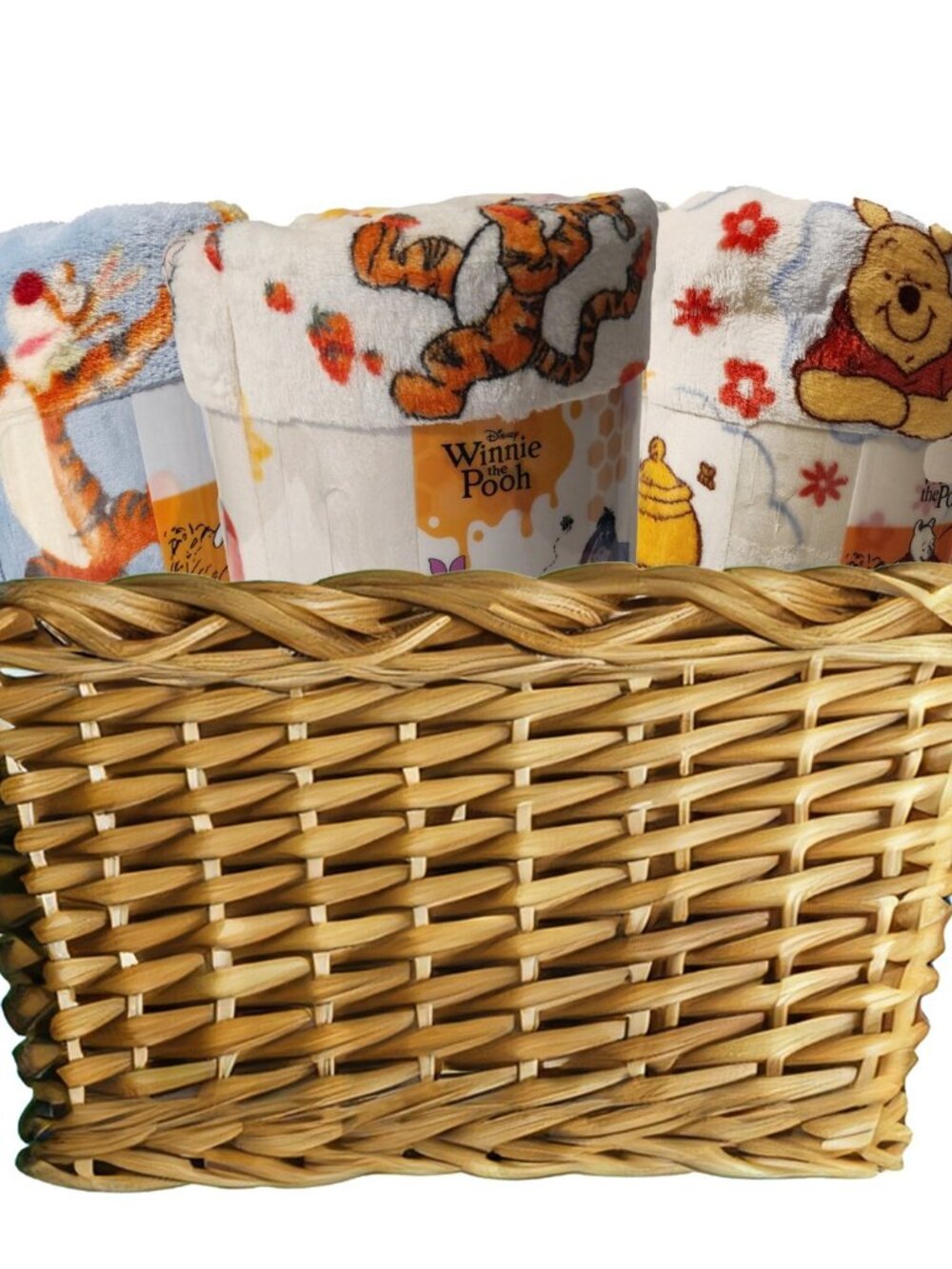 BRAND NEW Winnie the Pooh Soft Plush Throw Blanket Pooh Eyeore Tigger  60" X 72" - Picture 5 of 5